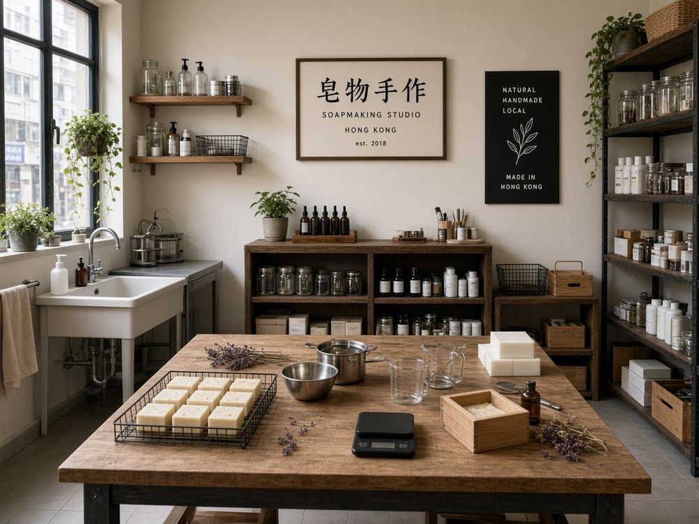 About the Soap-making craft workshop studio at Wildridge Soap Atelier