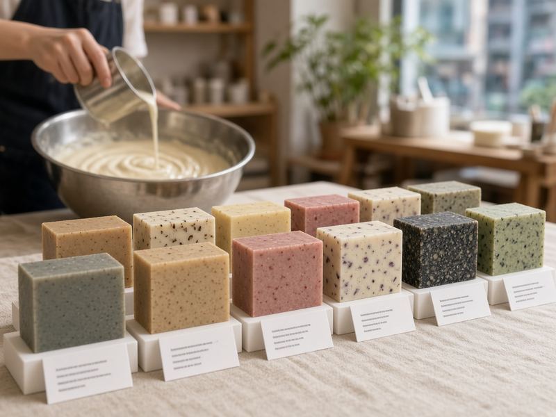 Retail bars at Wildridge Soap Atelier